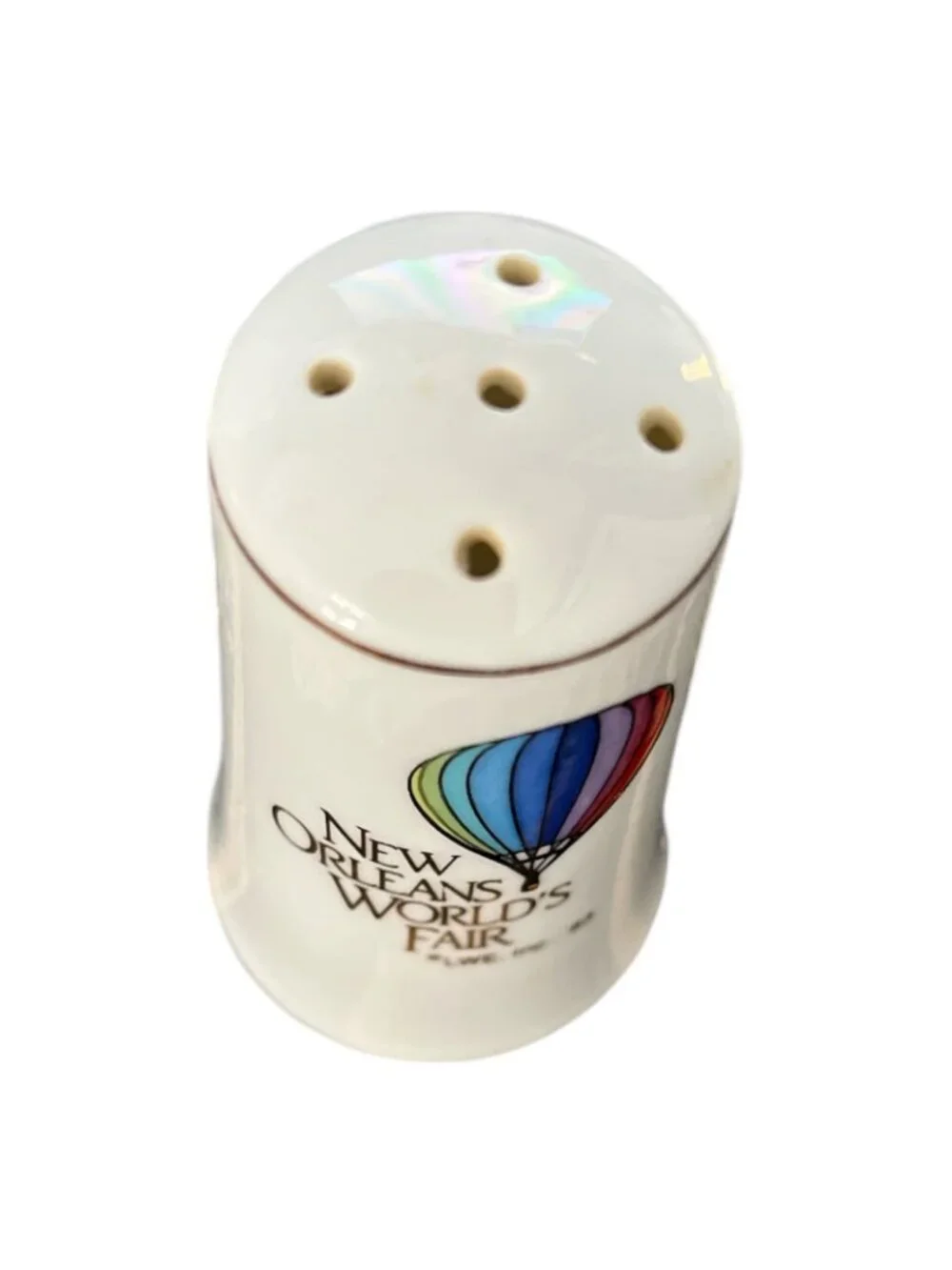 Vintage New Orleans World’s Fair 1983 Salt Shaker Hot Air Balloon Japan